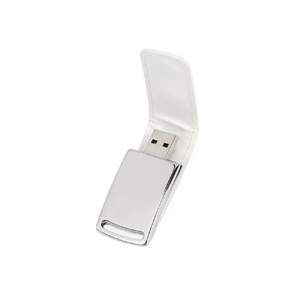 Флеш-карта USB 2.0 16 Gb с магнитным замком "Vigo", белый/серебристый OA-623616 фото 3