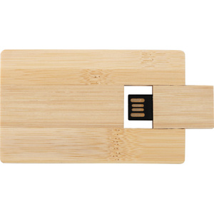 USB 2.0- флешка на 32 Гб «Bamboo Card» натуральный OA-624200 фото 7