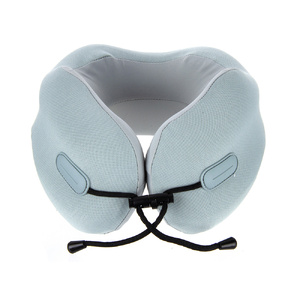Подушка для путешествий с эффектом памяти Memo "Pillow PRO" M/L English Blue голубой OA-625272 фото 3