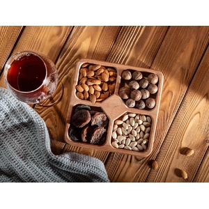 Менажница квадратная "Snacks" коричневый OA-625346p фото 7