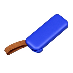 USB-флешка промо на 32 Гб прямоугольной формы, выдвижной механизм, синий OA-6544.32.02 фото 3