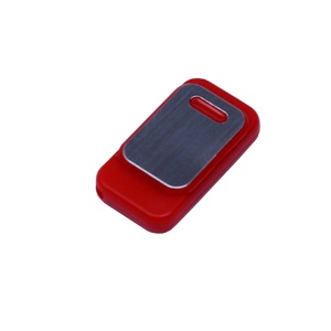 USB-флешка промо на 32 Гб прямоугольной формы, выдвижной механизм, красный OA-6545.32.01 фото 3