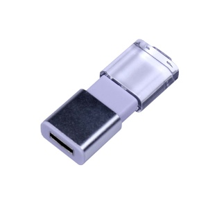 USB-флешка промо на 16 Гб прямоугольной формы, выдвижной механизм, белый OA-6580.16.06 фото 3