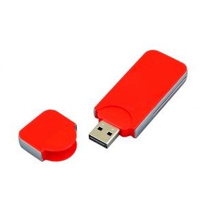 USB-флешка на 16 Гб в стиле I-phone, прямоугольнй формы, красный OA-6584.16.01 фото 3