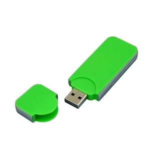 USB-флешка на 16 Гб в стиле I-phone, прямоугольнй формы, зеленый OA-6584.16.03 фото 3