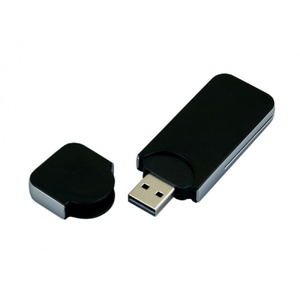 USB-флешка на 16 Гб в стиле I-phone, прямоугольнй формы, черный OA-6584.16.07 фото 3