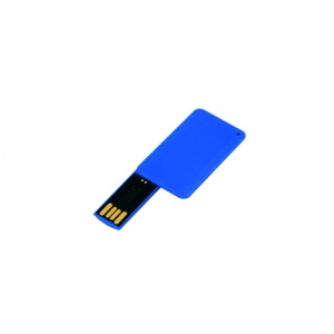 USB-флешка на 16 Гб в виде пластиковой карточки, синий OA-6587.16.02 фото 3