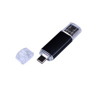 USB-флешка на 32 Гб c двумя дополнительными разъемами MicroUSB и TypeC, черный OA-6595.32.07 фото 5
