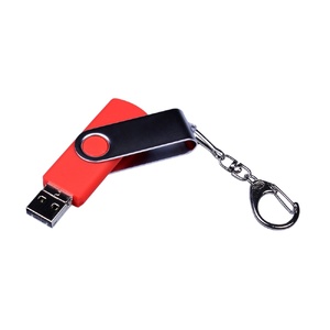 USB-флешка на 16 Гб поворотный механизм, c двумя дополнительными разъемами MicroUSB и TypeC, красный OA-6596.16.01 фото 3
