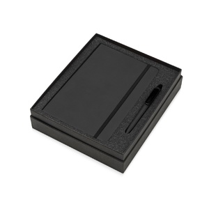 Подарочный набор Vision Pro soft-touch с ручкой и блокнотом А5, черный OA-700341.07 фото 3