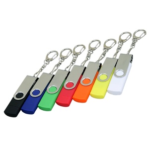 Флешка с  поворотным механизмом, c дополнительным разъемом Micro USB, 16 Гб, белый белый/серебристый OA-7030.16.06 фото 5