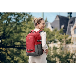 Рюкзак WENGER NEXT Ryde 16", красный/антрацит, переработанный ПЭТ/Полиэстер, 32х21х47 см, 26 л. красный/серый антрацит OA-73418 фото 9
