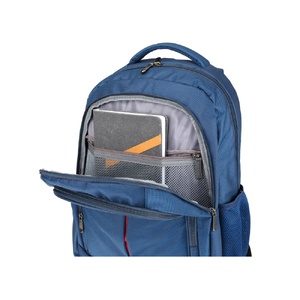 Рюкзак TORBER МЕГАПОЛИС с отделением для ноутбука 15", синий, полиэстер, 46 х 32 x 13 см OA-73474 фото 6