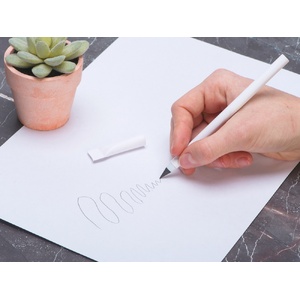 Вечный карандаш из переработанной бумаги "Recycled pencil", белый (Р) OA-77581.06p фото 6