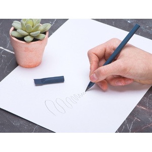 Вечный карандаш из переработанной бумаги "Recycled pencil", темно-синий OA-77581.12 фото 6