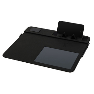Многофункциональный коврик для мыши «Multi Pad» с беспроводной зарядкой и LCD экраном, 10 Вт, черный OA-788725 фото 6