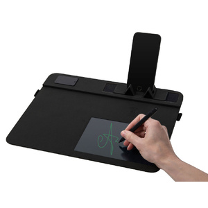Многофункциональный коврик для мыши «Multi Pad» с беспроводной зарядкой и LCD экраном, 10 Вт, черный OA-788725 фото 7