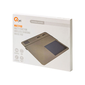 Многофункциональный коврик для мыши «Multi Pad» с беспроводной зарядкой и LCD экраном, 10 Вт, черный OA-788725 фото 16