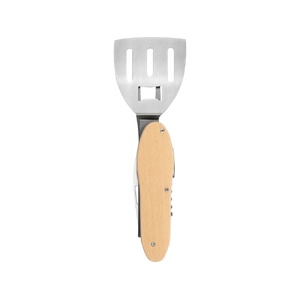 BBQ мультитул Blade 5в1 с деревянными ручками, в чехле натуральный OA-805009 фото 10