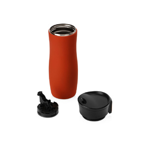 Вакуумная термокружка с кнопкой Streamline, Waterline, soft-touch, тубус, красный OA-810001W фото 5