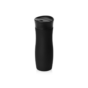 Вакуумная термокружка с кнопкой Streamline, Waterline, soft-touch, тубус, черный OA-810007W фото 3