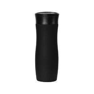 Вакуумная термокружка с кнопкой Streamline, Waterline, soft-touch, тубус, черный OA-810007W фото 5