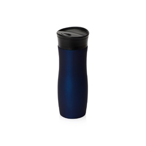 Вакуумная термокружка с кнопкой Streamline, Waterline, soft-touch, тубус, темно-синий OA-810012W фото 3