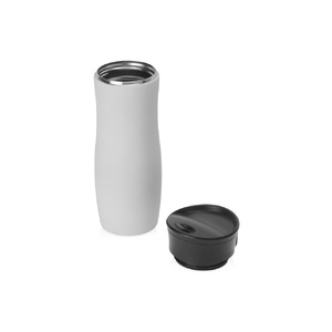 Вакуумная термокружка с кнопкой Streamline, Waterline, soft-touch, тубус, серый OA-810017W фото 4