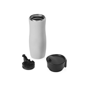 Вакуумная термокружка с кнопкой Streamline, Waterline, soft-touch, тубус, серый OA-810017W фото 5