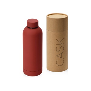 Вакуумная термобутылка "Cask" Waterline, soft touch, 500 мл, тубус, красный OA-813101W фото 3