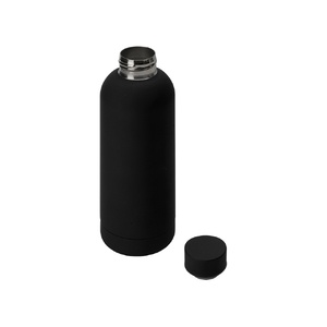 Вакуумная термобутылка "Cask" Waterline, soft touch, 500 мл, тубус, черный OA-813107W фото 4