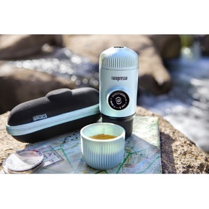 Ручная мини-кофемашина (WACACO Nanopresso) WCCRTCBL (Ручная мини-кофемашина цв. Arctic Blue) голубой OA-822159 фото 5
