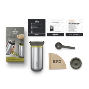 Ручная мини-кофеварка WACACO Cuppamoka WCCCPM металлик OA-822169 фото 3