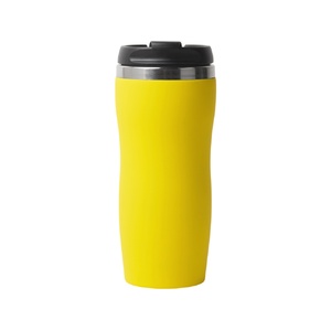 Термокружка "Double wall mug C1", soft touch, 350 мл, желтый OA-827004clr фото 5