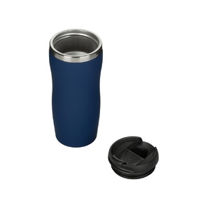 Термокружка "Double wall mug C1", soft touch, 350 мл, темно-синий (Р) OA-827052clrp фото 3