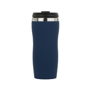 Термокружка "Double wall mug C1", soft touch, 350 мл, темно-синий (Р) OA-827052clrp фото 4