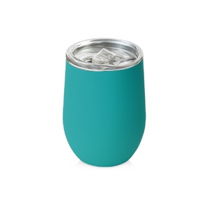 Термокружка Sense Gum, soft-touch, непротекаемая крышка, 370мл, бирюзовый 320C OA-827423N фото 3
