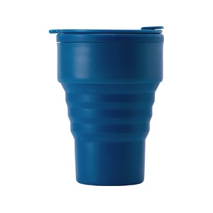 Силиконовый складной стакан "GoCup", индиго синий индиго OA-827632 фото 3