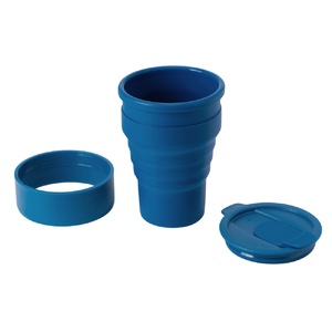 Силиконовый складной стакан "GoCup", индиго синий индиго OA-827632 фото 4
