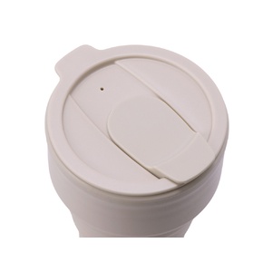 Силиконовый складной стакан "GoCup", бежевый OA-827636 фото 7