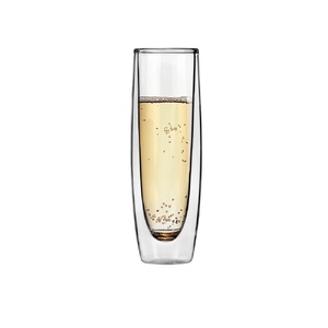 Бокал-флют для шампанского Brut с двойными стенками, 150мл прозрачный OA-828143 фото 3