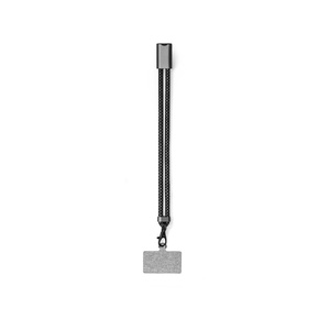 Ремешок-держатель для телефона с зарядным кабелем USB-C - USB-C «Lany Wristband Charge Eco», серый OA-832070 фото 13