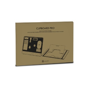 Складная подставка для ноутбука и органайзер для аксессуаров «Clipboard Pro» серый OA-833121 фото 10