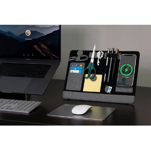 Складная подставка для ноутбука и органайзер для аксессуаров «Clipboard Pro» серый OA-833121 фото 13