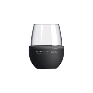 Тумблер для вина WINE KUZIE, черный OA-842038 фото 3