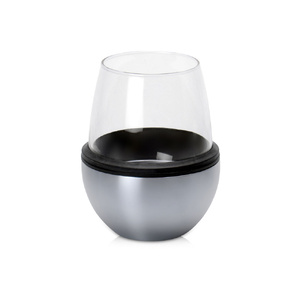 Тумблер для вина WINE KUZIE, серебристый OA-842039 фото 4