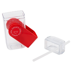 Бутылка для воды JUICY DRINK BOX, красный (тампопечать) прозрачный, красный OA-842047tm фото 4