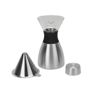 Кофеварка POUR OVER, 1000 мл, серебристый/черный OA-842081 фото 3