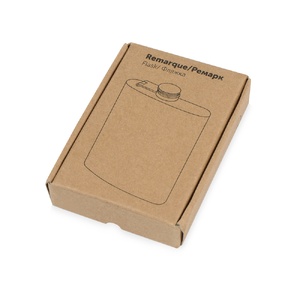 Фляжка 240 мл Remarque soft touch, 304 сталь, черный (P) OA-852108.304p фото 6