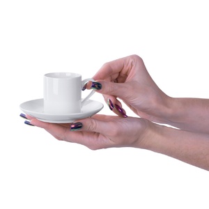 Кофейная пара прямой формы Espresso, 100мл, белый OA-870198 фото 6